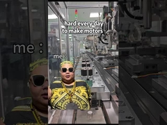 Ich arbeite jeden Tag hart daran, Motoren zu bauen.