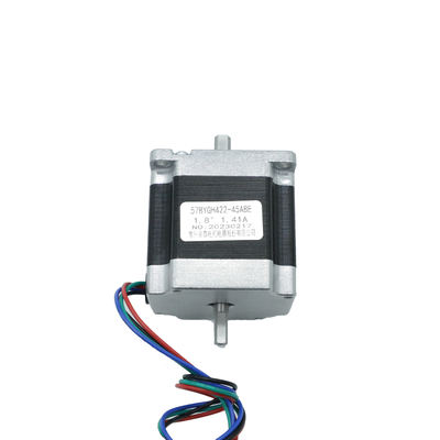 kaufen Doppelte Abtriebswelle-hybrider Schrittmotor 1.41A 5.07V 1.25N.M Nema23 57mm online manufacture